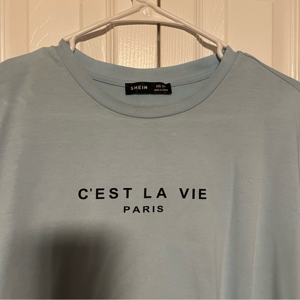 C'EST LA VIE Paris SHEIN Shirt